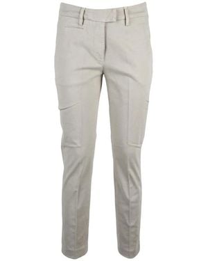 Dondup Broeken ,Katoen Perfect Chinos - Grijs