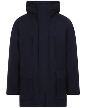 Giorgio Armani Caban Coat - Blau