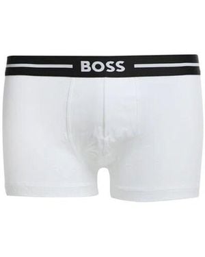 BOSS Klassische Baumwoll-Unterwäsche - Weiß