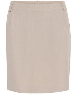 Cream Short Skirts - Neutro