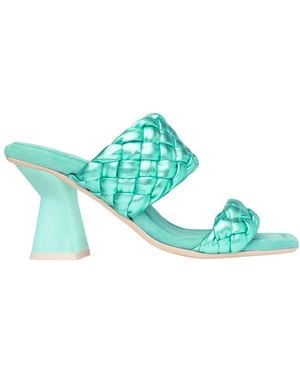 Ras Heeled Mules - Blu