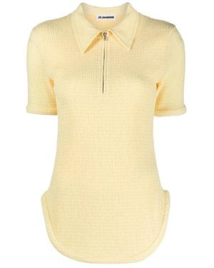Jil Sander Polo Shirts - Yellow