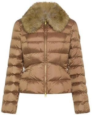 Peuterey Daunenjacke Mit Reißverschluss - Natur