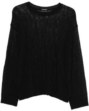 Ann Demeulemeester Round-Neck Knitwear - Negro