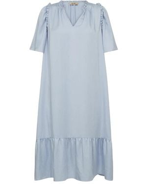 Mos Mosh Kleedjes ,Blauw ,Midi Jurken