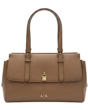 ARMANI EXCHANGE Tassen ,Bruin ,Polyester Marionette Shopper