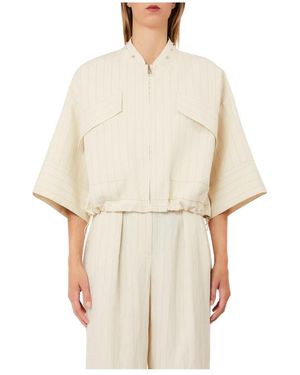 Liu Jo Bomber Jackets - Natural