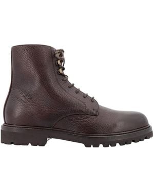 Brunello Cucinelli Lace-Up Boots - Brown