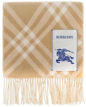 Burberry Winter Scarves - Natural