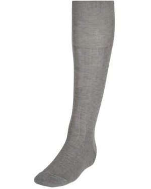 BOGGI Baumwoll-Lislesocken - Grau
