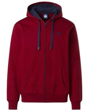 North Sails Zip-Throughs - Rojo