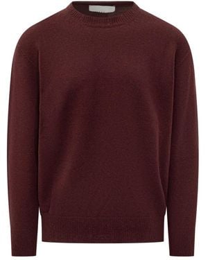 Amaranto Round-Neck Knitwear - Red