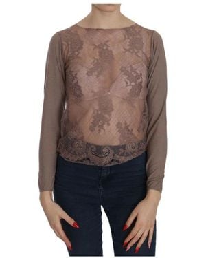 Pink Memories Blouses - Brown