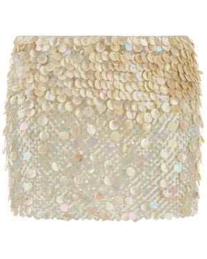 Alanui Short Skirts - Natural