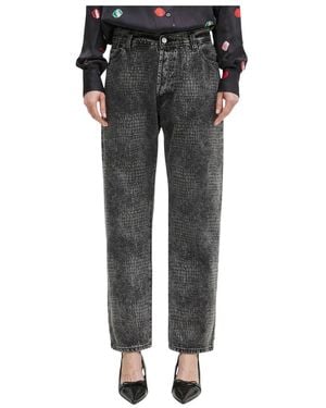 Aries Gerades Jeans - Grau