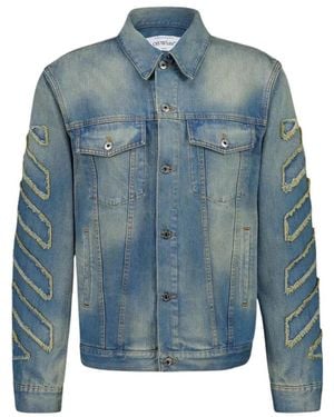 Off-White c/o Virgil Abloh Denim Jackets - Blue