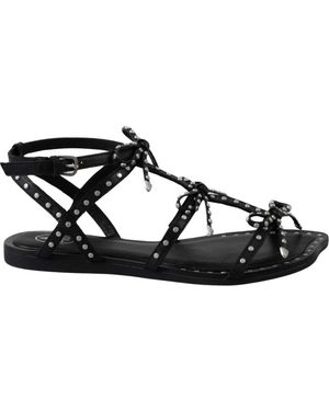 Ash Flat Sandals - Black