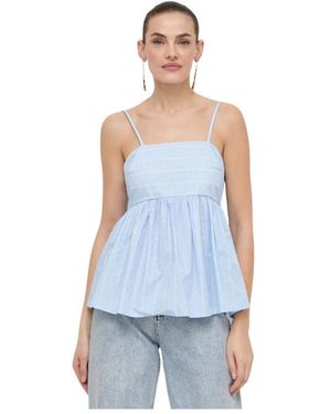Twinset Mouwloze Top - Blauw