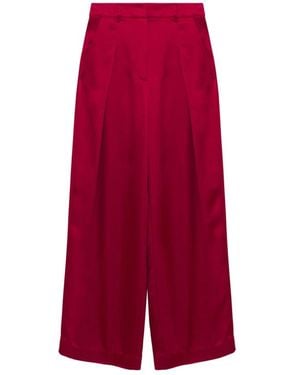 Jonathan Simkhai Wide Pants - Red