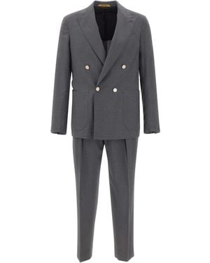 BRIGLIA Double Breasted Suits - Gris