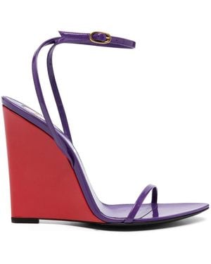 Saint Laurent Wedges - Purple