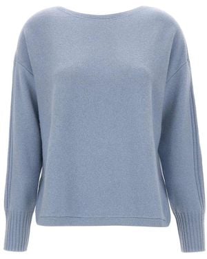 Elena Miro Round-Neck Knitwear - Azul
