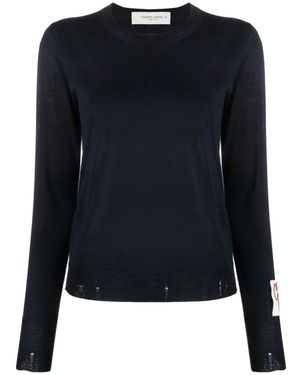 Golden Goose Round-Neck Knitwear - Blue