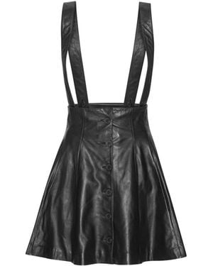 ROTATE BIRGER CHRISTENSEN Leather Skirts - Black