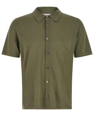 Roberto Collina Short Sleeve Shirts - Green