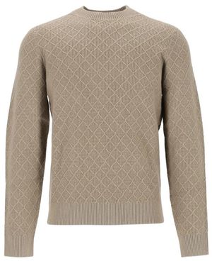 Emporio Armani Round-Neck Knitwear - Gris