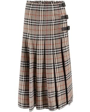Burberry Midi Skirts - Multicolour