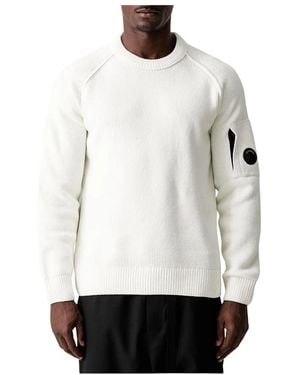C.P. Company Round-Neck Knitwear - Blanco