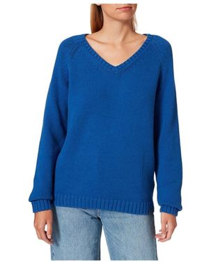 Camel Active Strick Cobalt Pullover - Blau