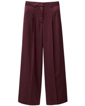 Ba&sh Bordeaux Pantalon - Paars