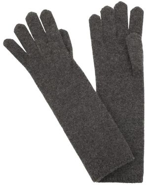 Max Mara Lange Handschuhe - Grau