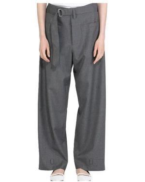 N°21 Broeken ,Grijs ,Wol Wollen Broek