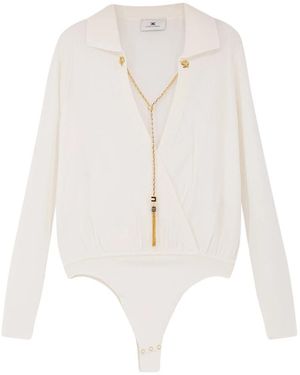 Elisabetta Franchi Body - Bianco