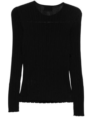 GIUSEPPE DI MORABITO Round-Neck Knitwear - Zwart