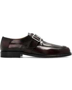 Marni Lederschuh Mit Riemen - Schwarz