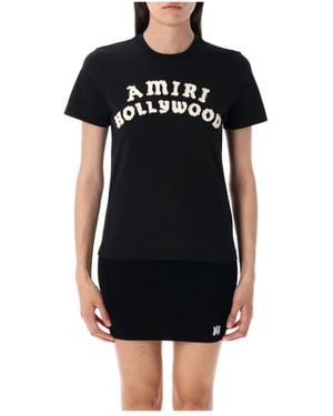 Amiri Hollywood Grafik T-Shirt - Schwarz