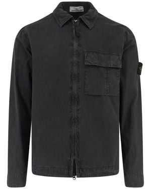 Stone Island Light Jackets - Zwart