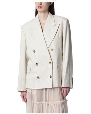 Dries Van Noten Blazers - White