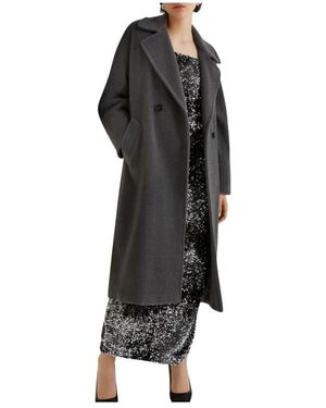 Marella Belted Coats - Black