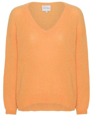 American Dreams V-Neck Knitwear - Naranja