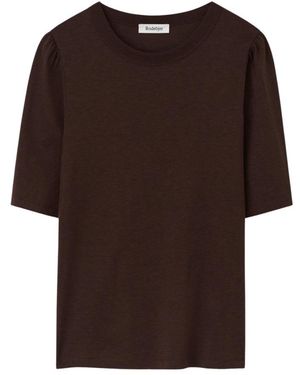 Rodebjer Tops ,Bruin ,Katoen Dory T-Shirt