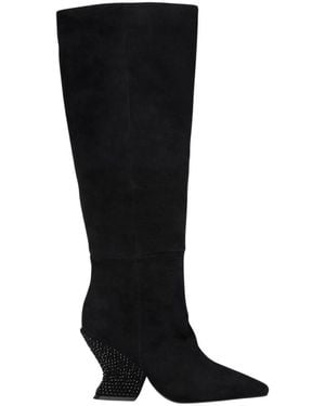 Alma En Pena. Heeled Boots - Black