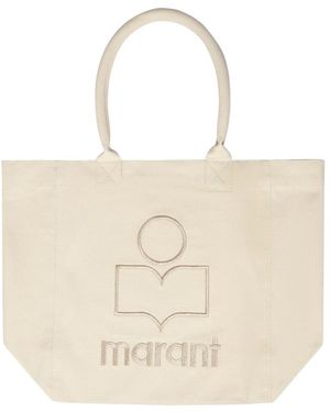 Isabel Marant Tassen ,Katoen Yenky Tote Bag - Naturel