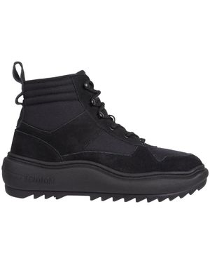 Tommy Hilfiger Lace-Up Boots - Nero