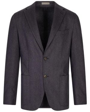 Corneliani Enkelrijige Blazer - Blauw