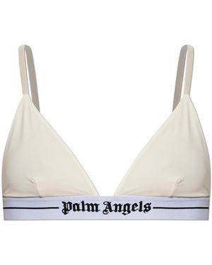 Palm Angels Logo Bralette - Weiß